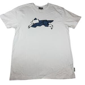 Ice Cream Geometric Shark Graphic Tee White XL